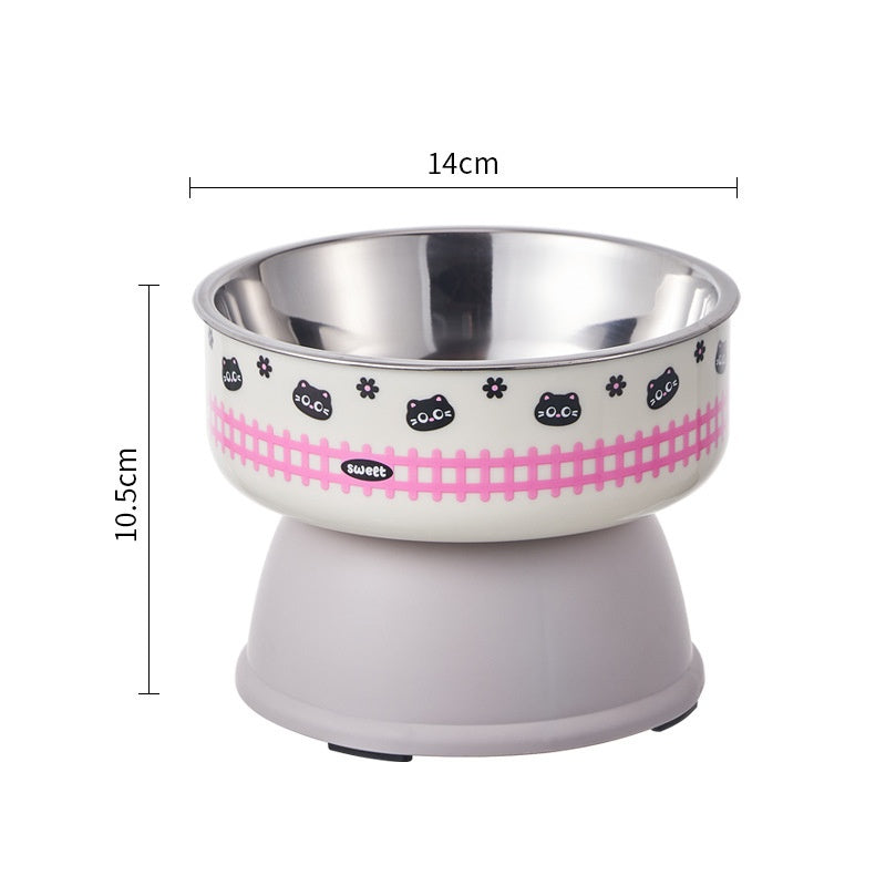 Stainless Steel Tall-Base Large Capacity Animal Feeder