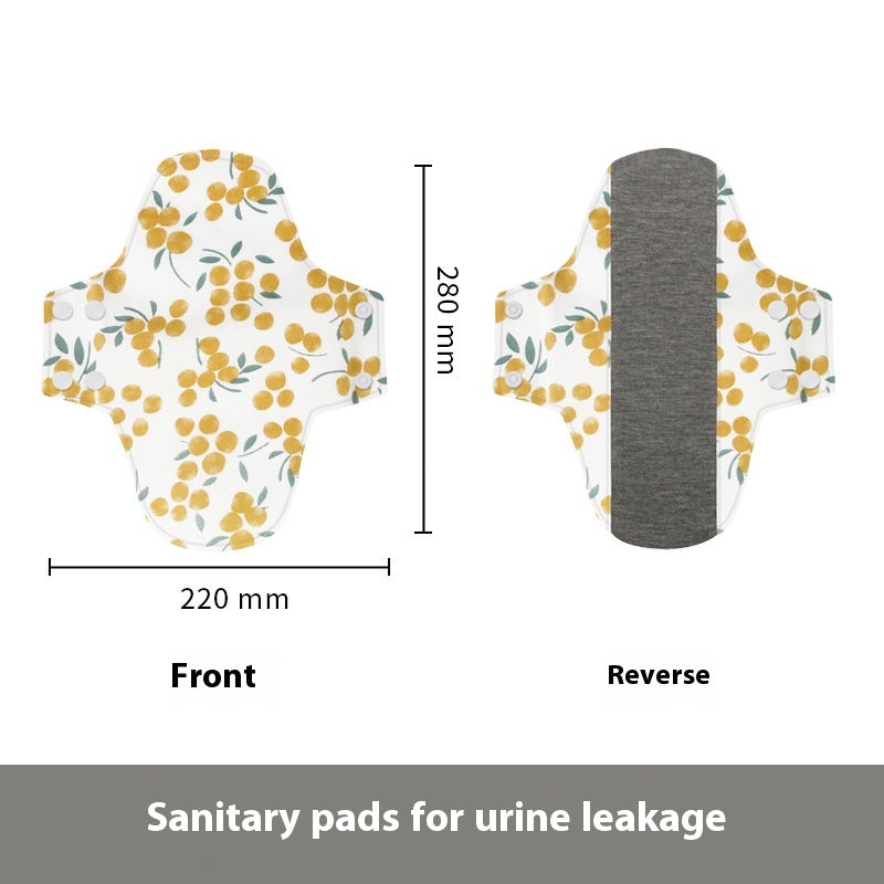 Graphene Lavable Pure Cotton Health Pad pour l'Urine à l'épreuve des fuites