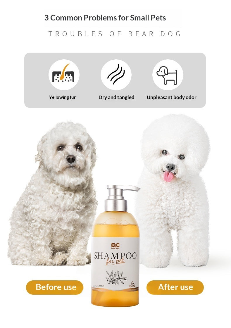 Shampooing antibactérien et désodorisant spécifique au chien