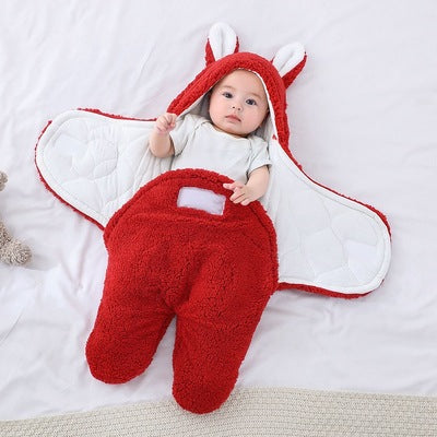 Bébé tenir le nouveau-né épaississant Wrap Swadle sac de couchage