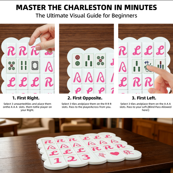 Conseil de pratique américain Mahjong Charleston