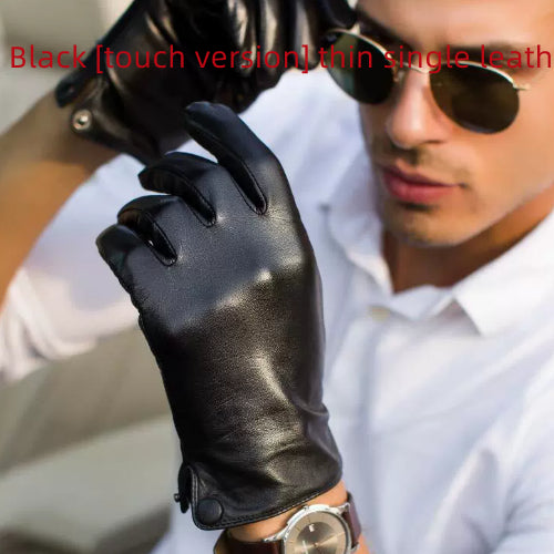 Gants en cuir de conduite moto