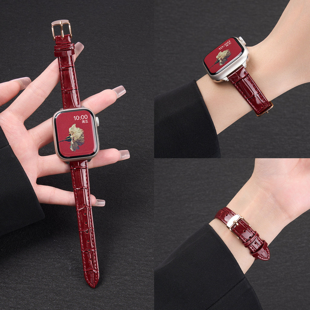 Bracelet de montre modèle perle en bambou-noeud