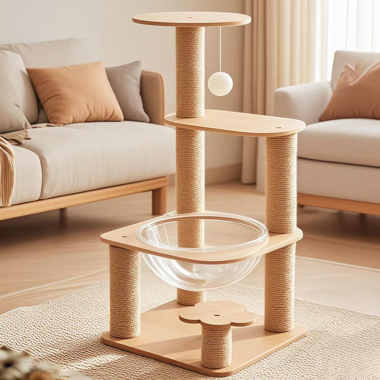 Balda d'espace de lit Cat universel tout-saison