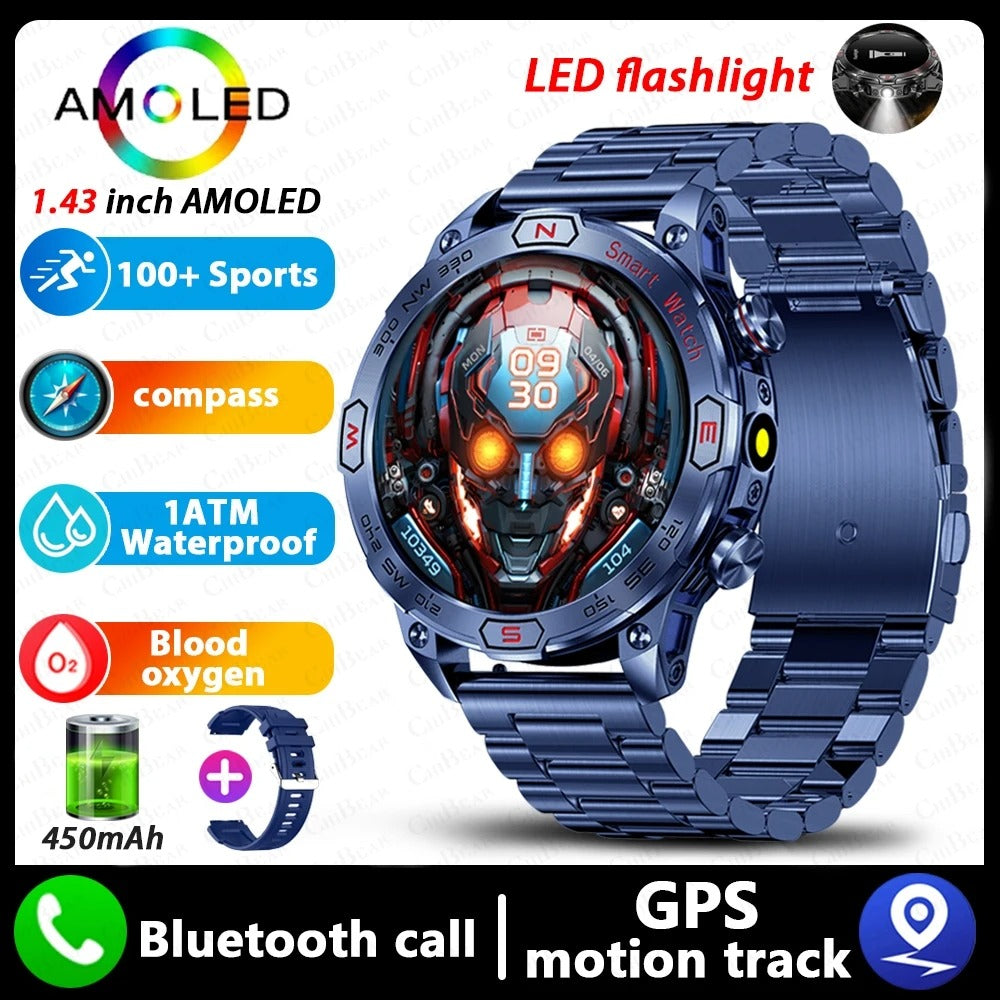 Smart Watch écran HD AMLOED Bluetooth appelant Sports Watch
