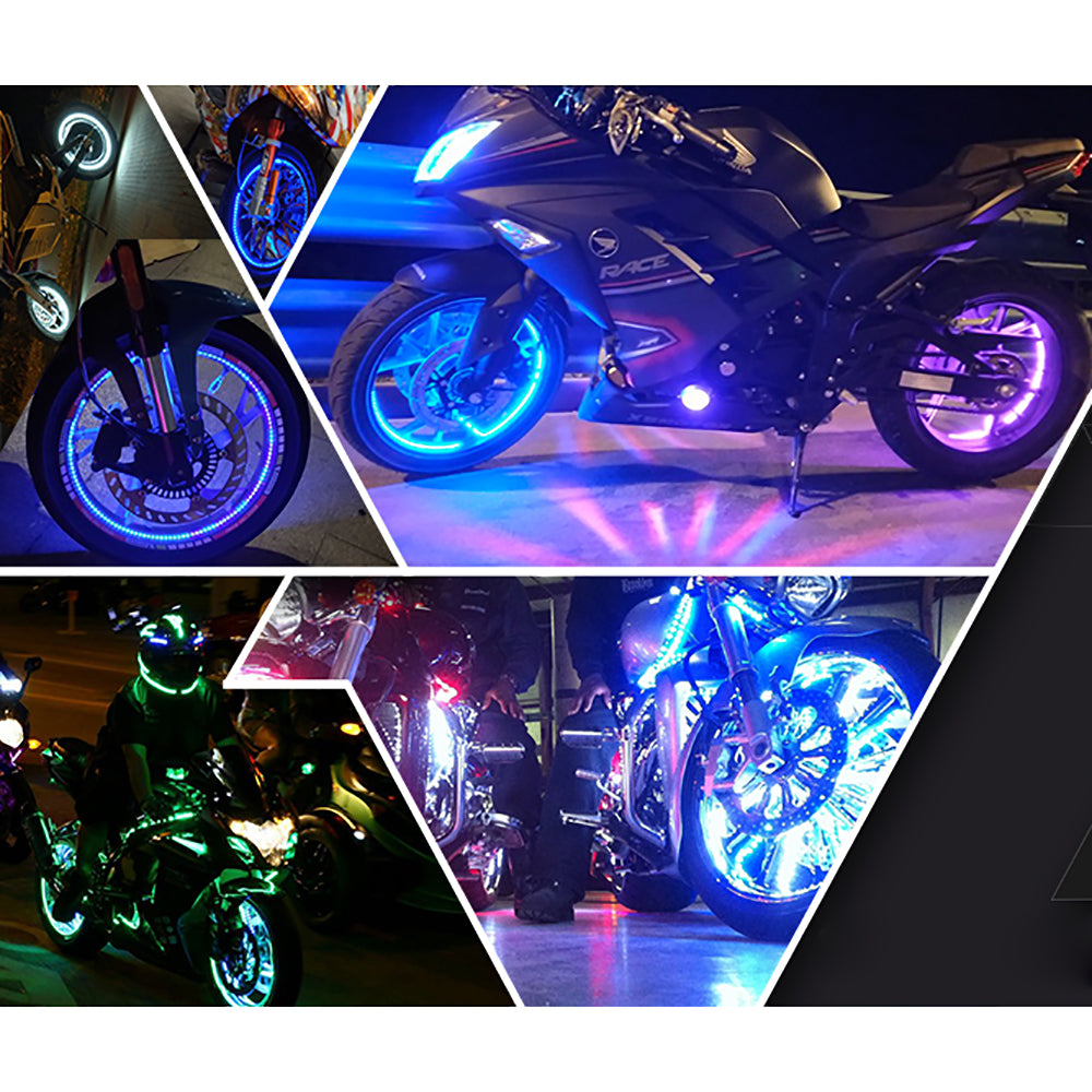 Lumières de roues sans fil à LED