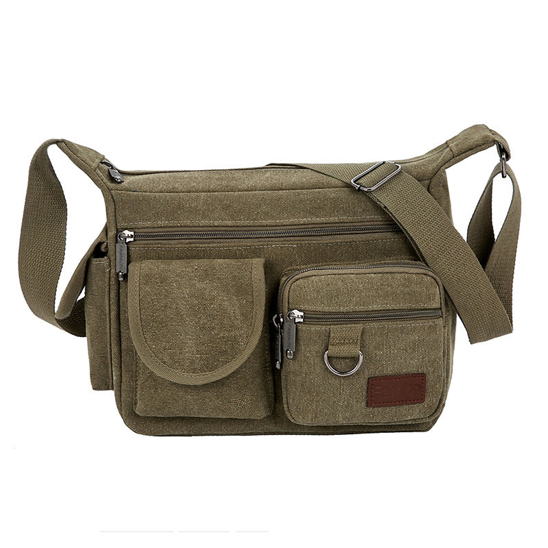 Sac de voyage occasionnel pour les hommes en toile