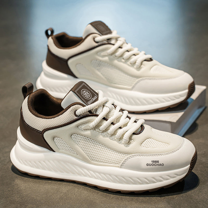 Sneakers à mailles creuses respirantes de printemps pour hommes