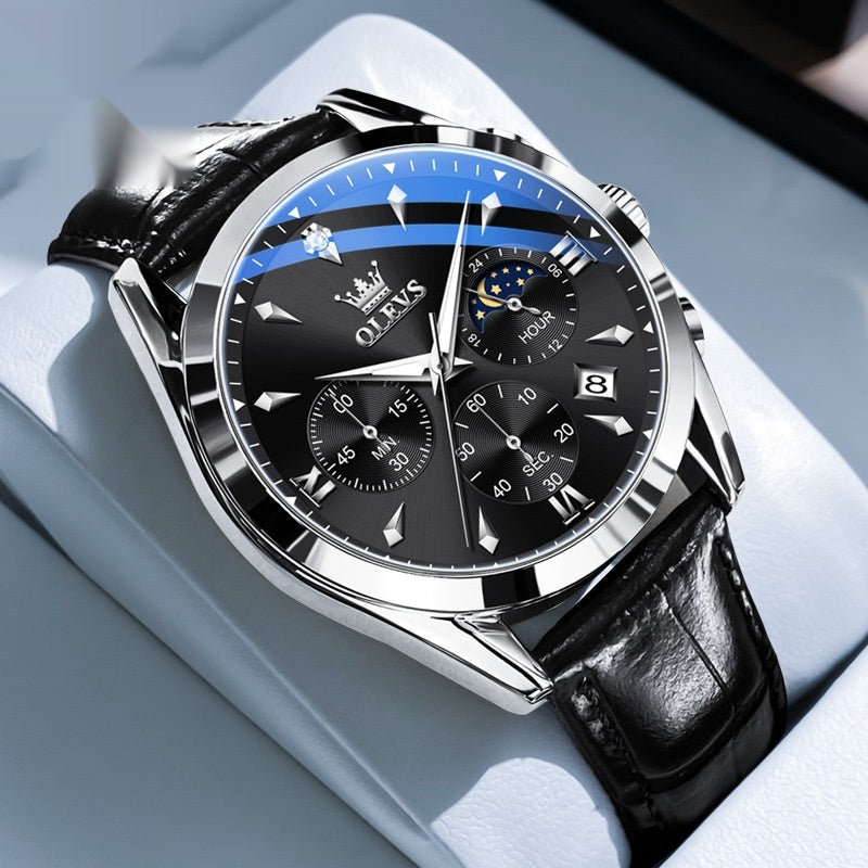 Montre de mode multifonctionnelle pour les hommes