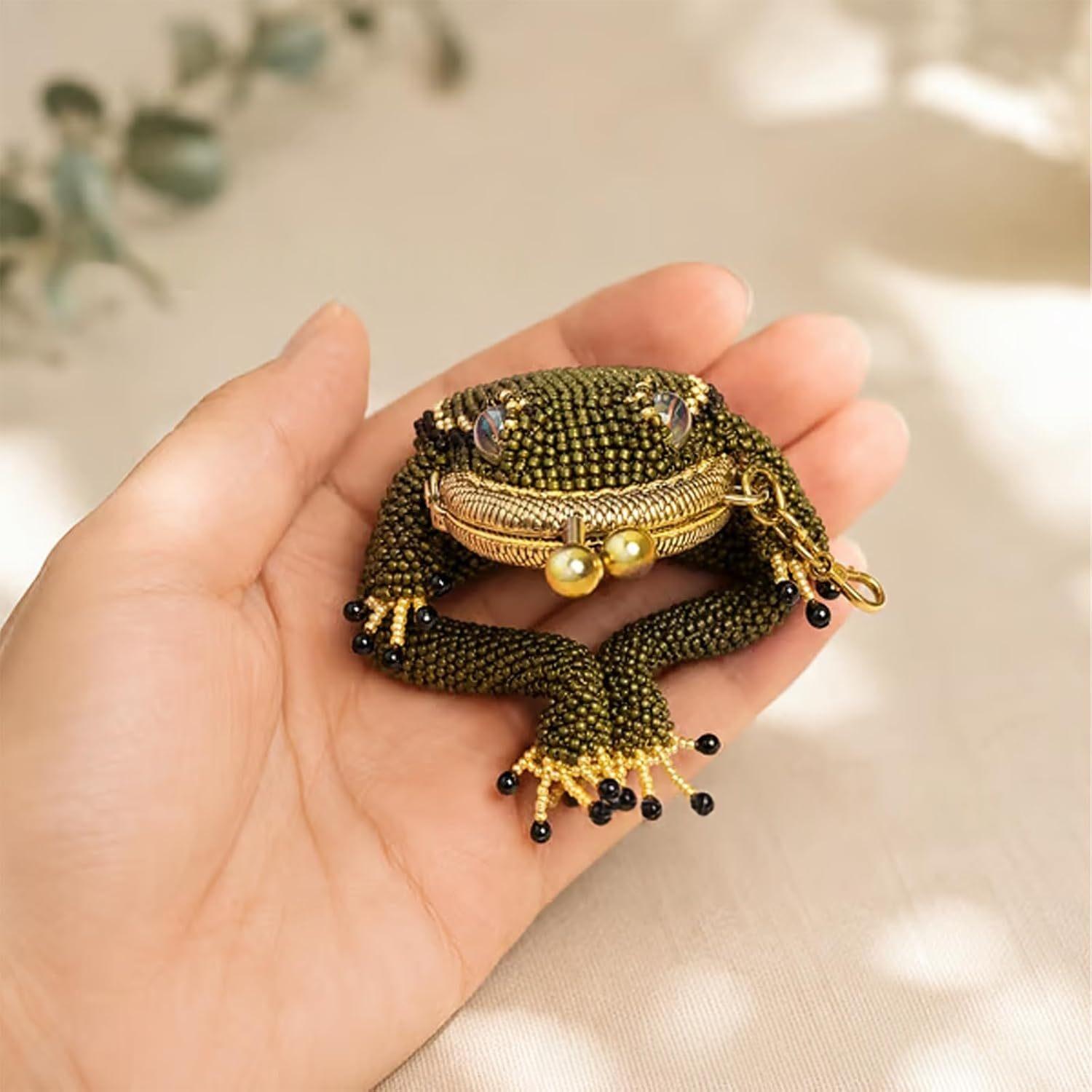 Cute Frog Coin Purse Adorable Accessory Storage Box