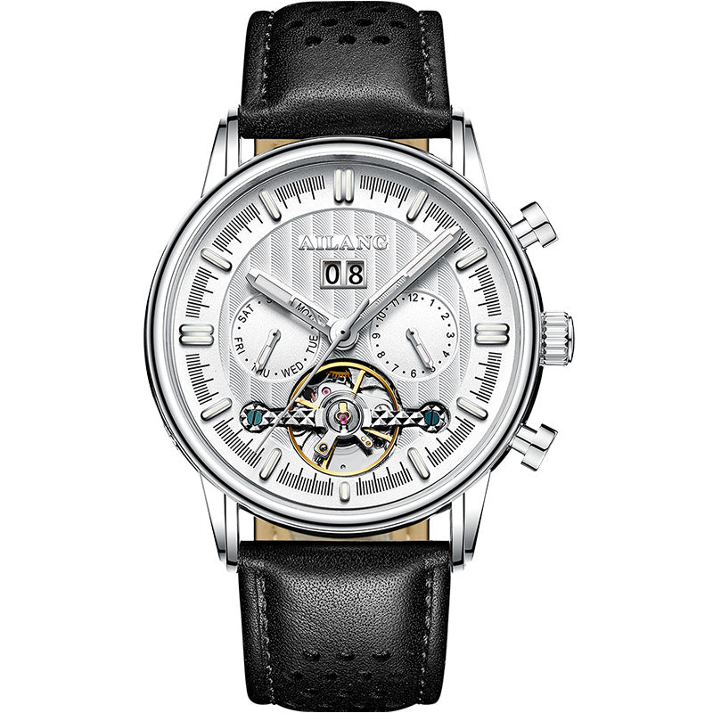 Tourbillon Multi-fonctions Montre mécanique automatique homme
