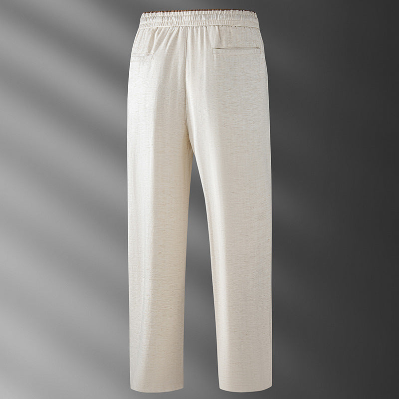 Pantalon de sport respirant micro large droite pour hommes