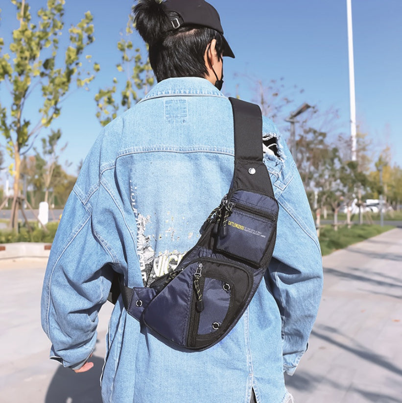 Poitrine pour hommes Outdoor Multi-fonctionnel Sac de Messagerie Epaule