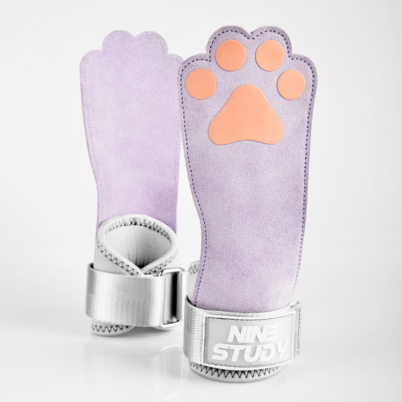 Ceinture de puissance Deadlift professionnelle féminine avec Wrist Wraps Cowhide
