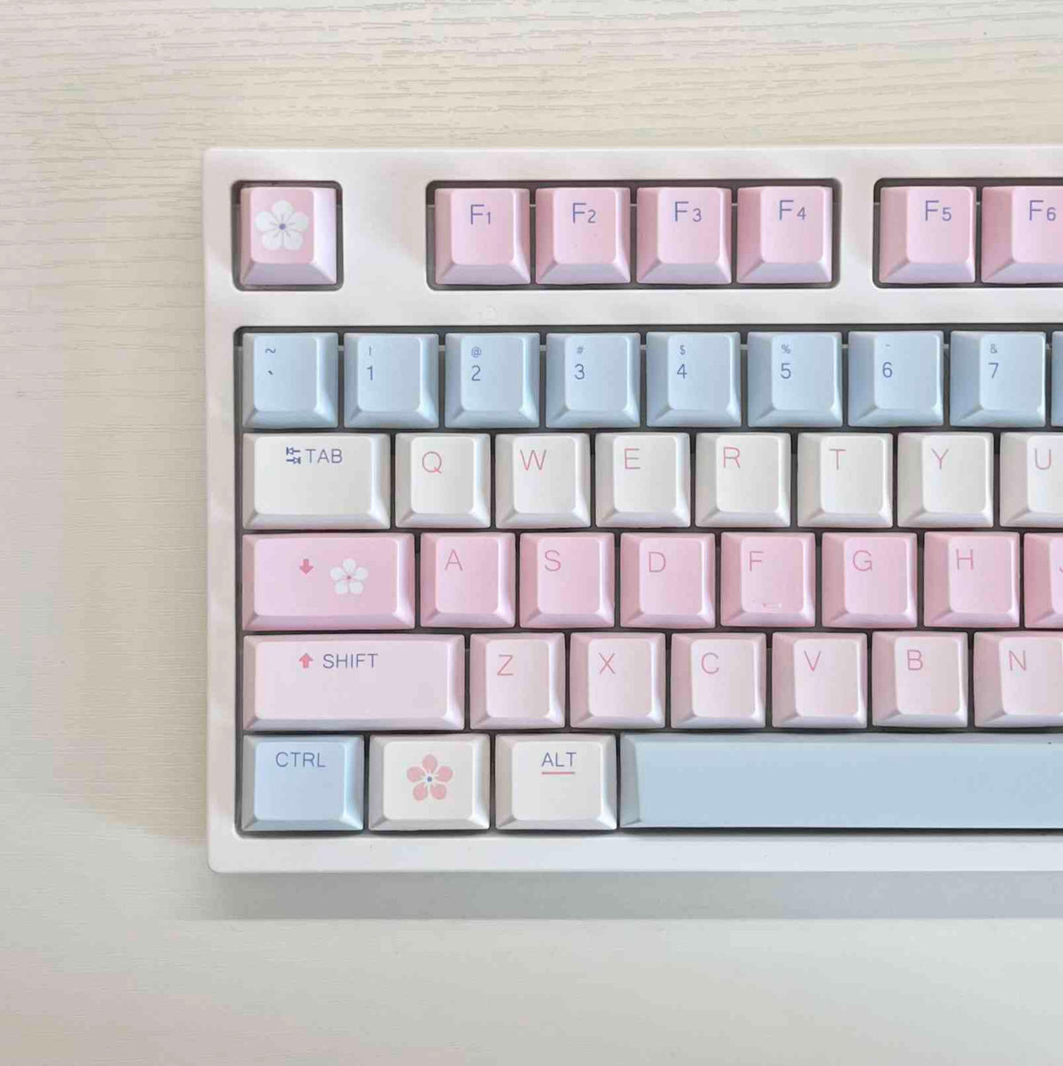 Clavier mécanique imprimé simple et mignon