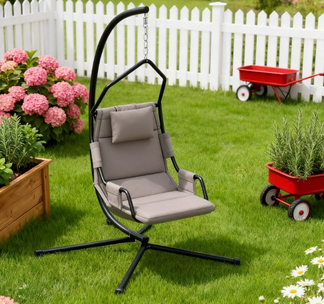 Chaise pivotante suspendue