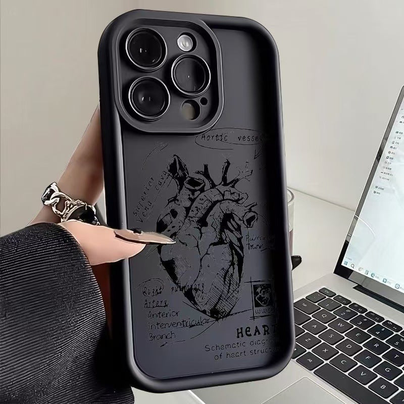 Mode Modèle cardiaque personnalisé Cas de téléphone