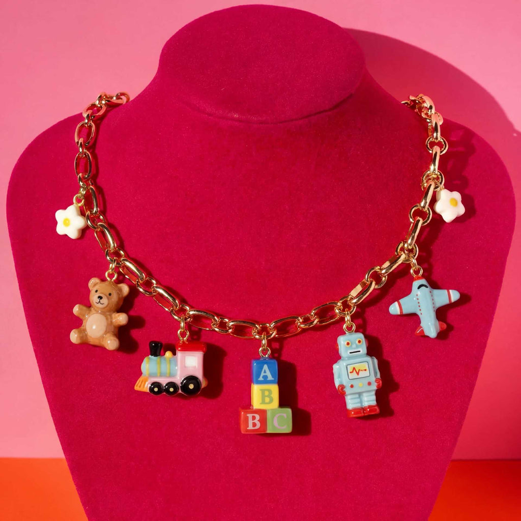 Mignon petit ours et canard bâtiment pendentif ornement