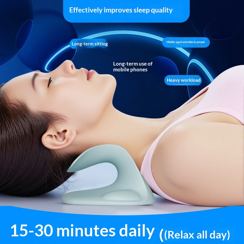 Oreiller de massage de traction cervical Shiatsu à base de gravité