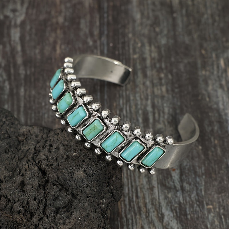 Bracelet Vintage naturel turquoise pour femmes