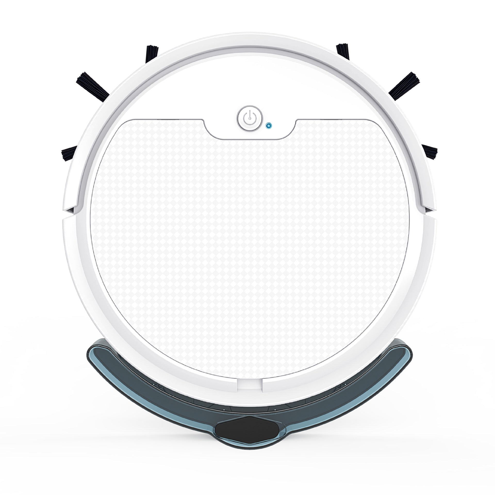 White Robot Vacuum Mop - 3-en-1 Nettoyage sec et humide