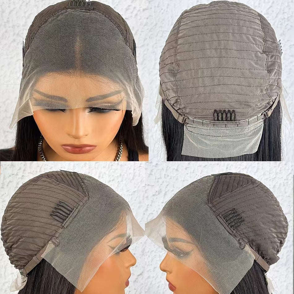 134 Dentelle avant Bobo Bobhaircut Couleur naturelle cheveux humains pleins