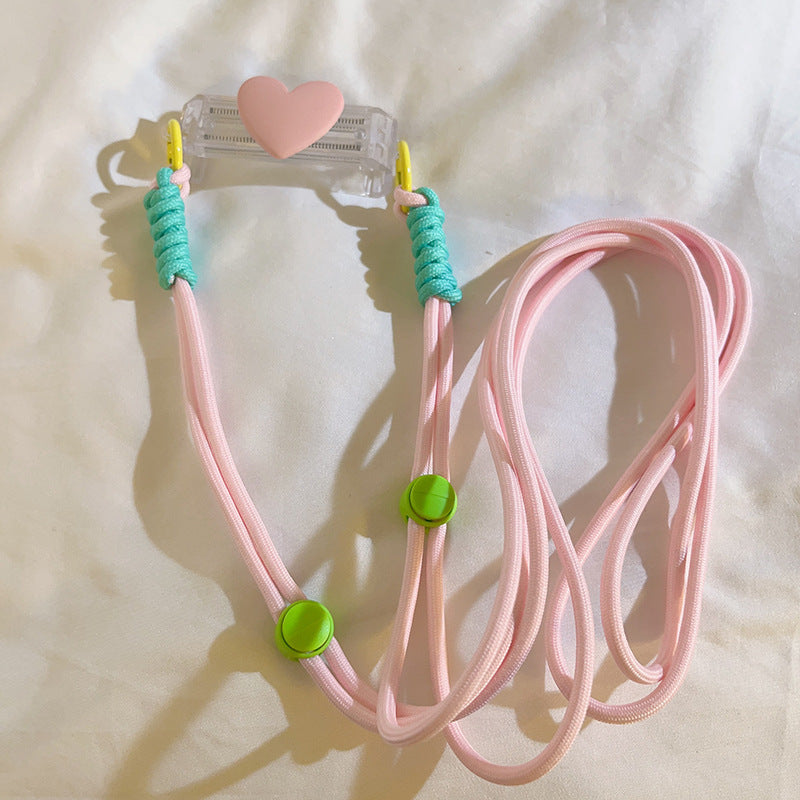 Beau look Small Love Back Splint Mobile Phone Lanyard Universal