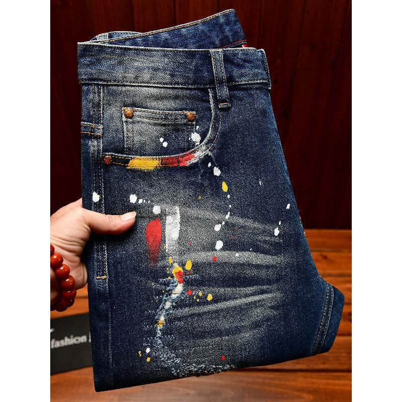 Jeans de patchwork à la mode coréenne