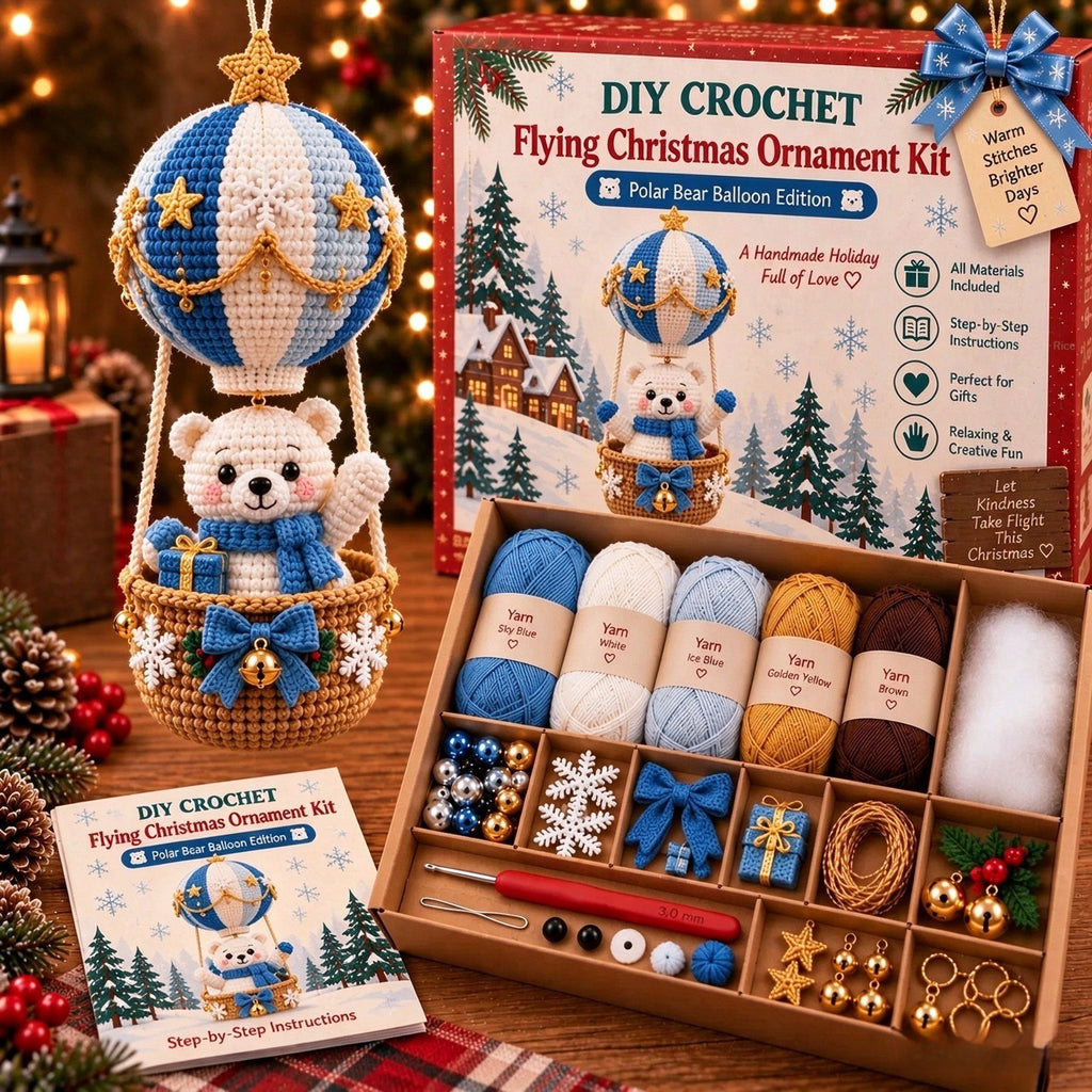 European and American Flying Christmas bricolage Crochet Kit
