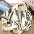 Enfants Casual Polo Collar Mode Tops Beau