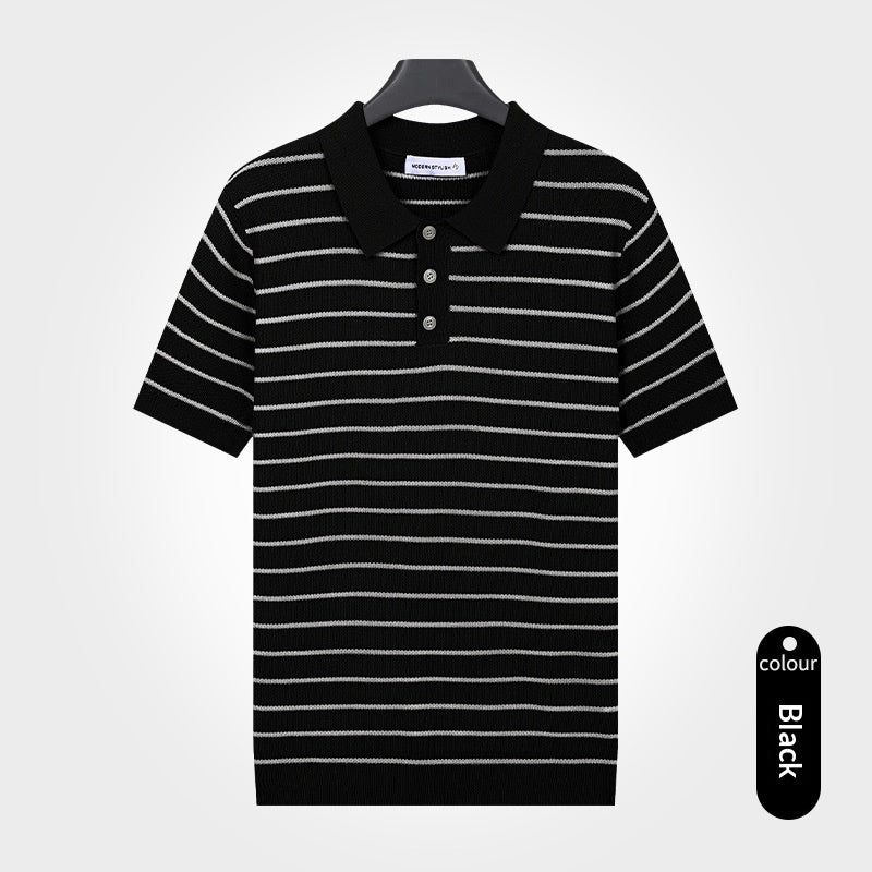 T-shirt à col tournant Hommes Viscose Top