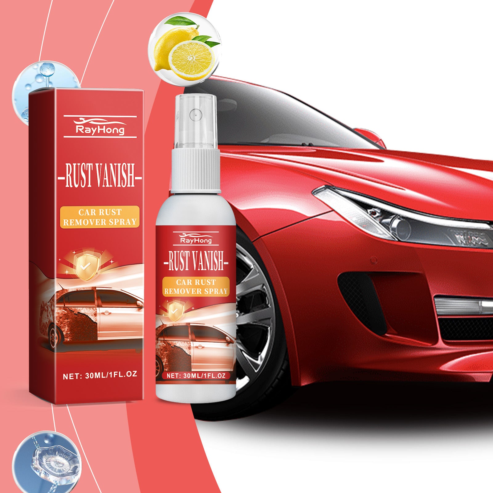 Vaporisateur d'enlèvement de voiture pour le nettoyage et la remise en état