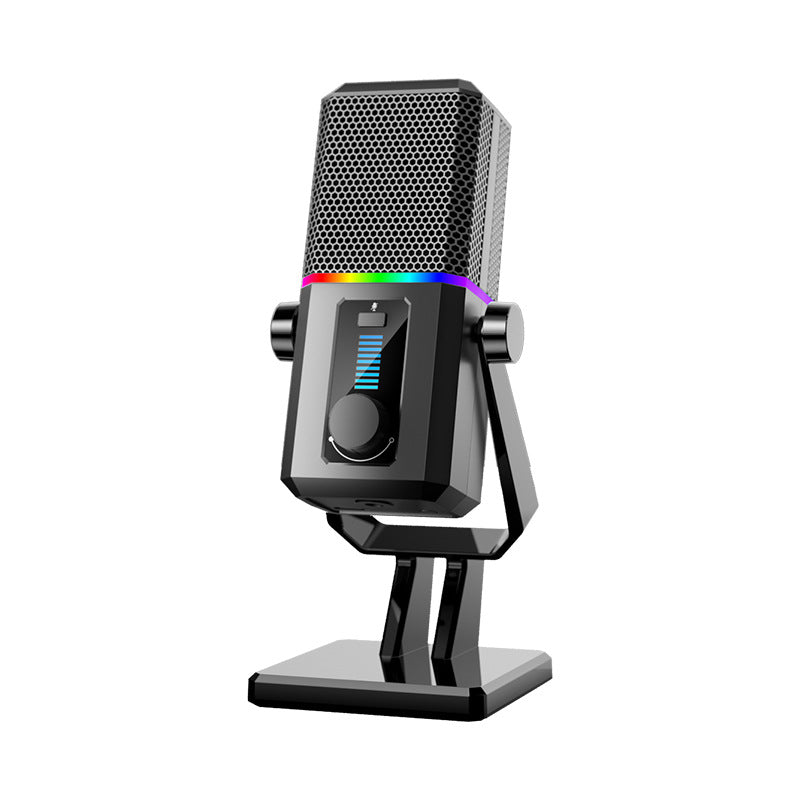 Microphone de bureau parance de bruit RVB
