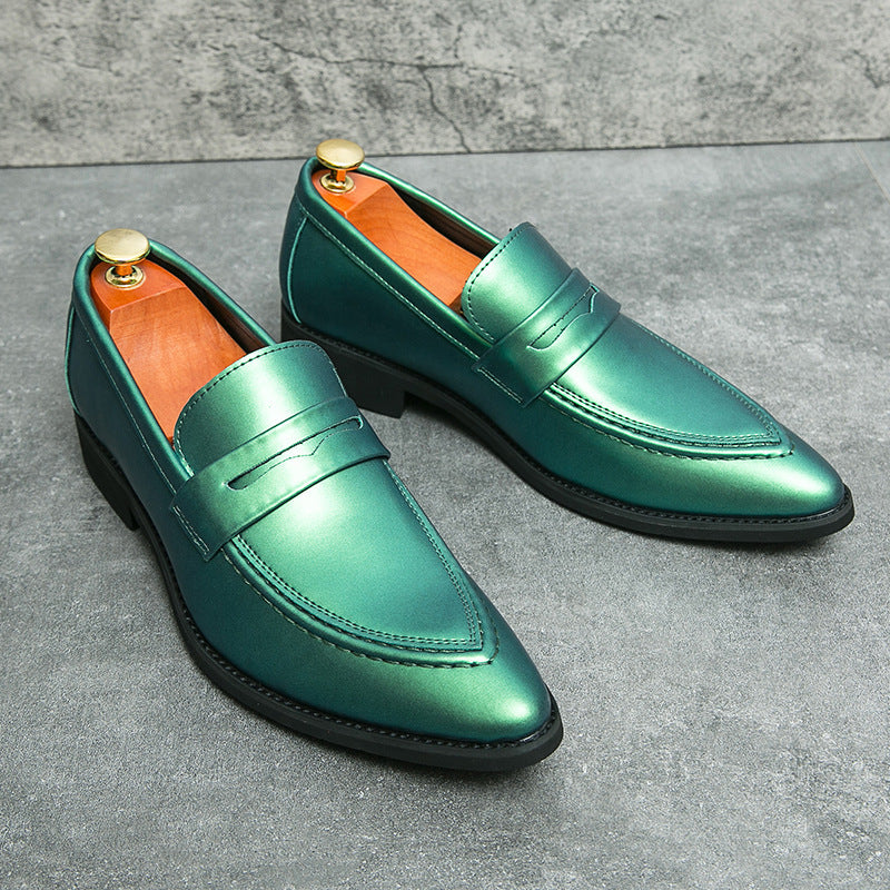 Chaussures pour hommes, Chaussures pointues, Mocassins coréens de style britannique