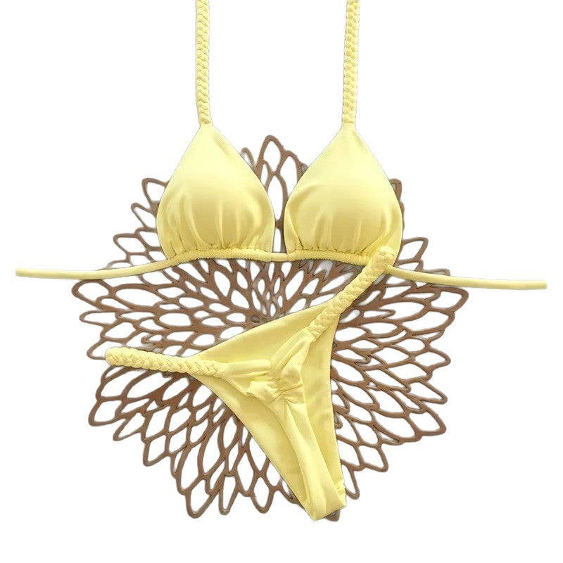 Maillot de bain pour femmes Bikini Strap-tie pour printemps