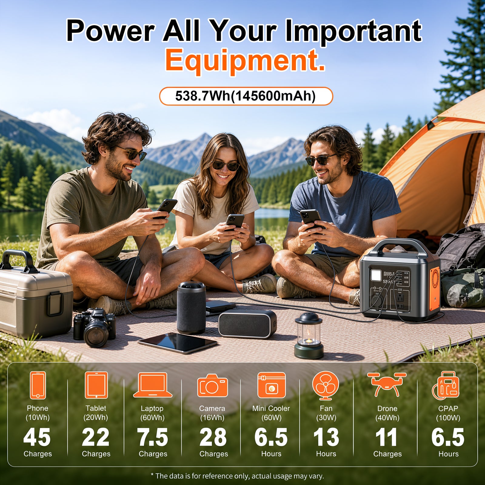 Centrale électrique 600W