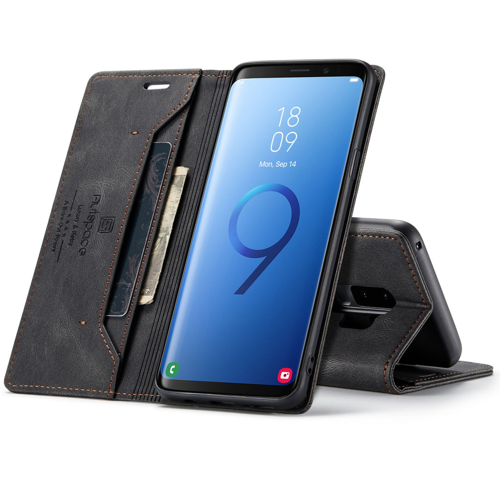 Dossier de téléphone Flip carte anti-dégaussing