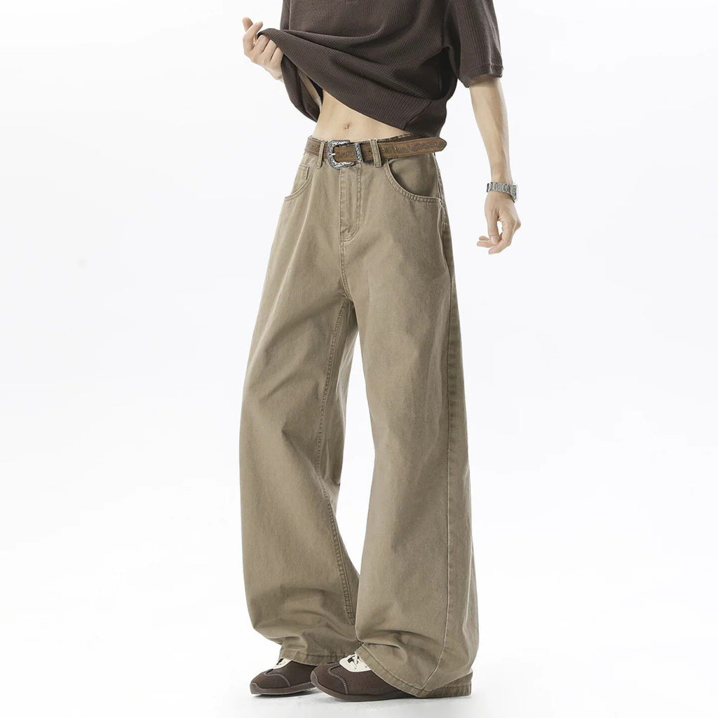 Pantalons casual lavés pour hommes