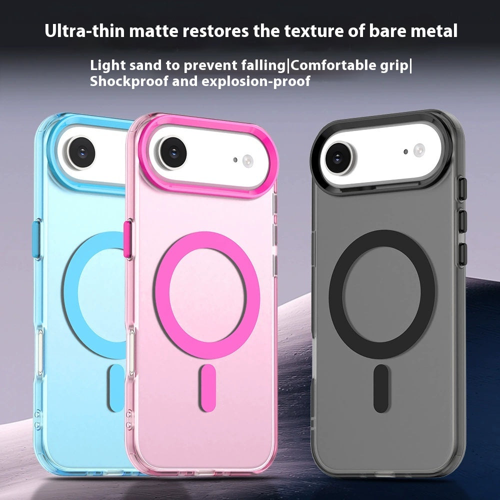 Couverture de protection anti-dérapante pour boîtier de téléphone magnétique