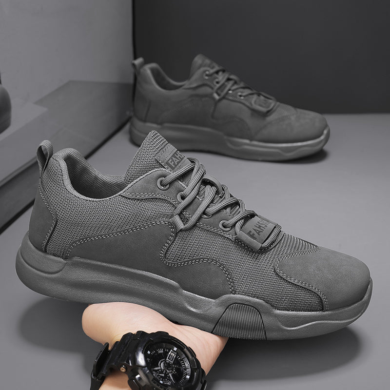 Summer Fashion Versatile Low Top Breathable Height Increasing Soft Sole Sports Casual Men's