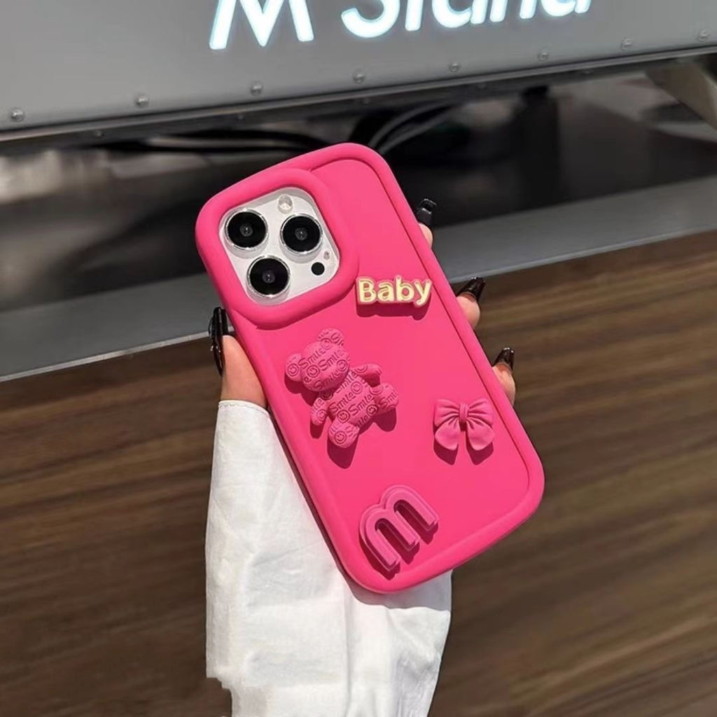 Boîtier de téléphone de modification de machine à ours en trois dimensions
