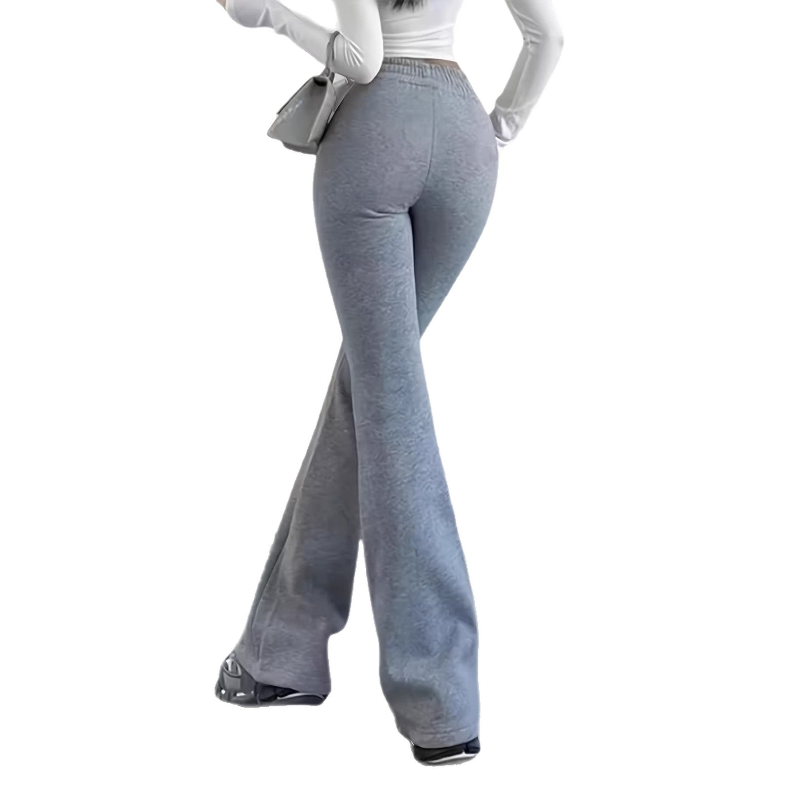 Sweatpants stylés en slim de couleur solide