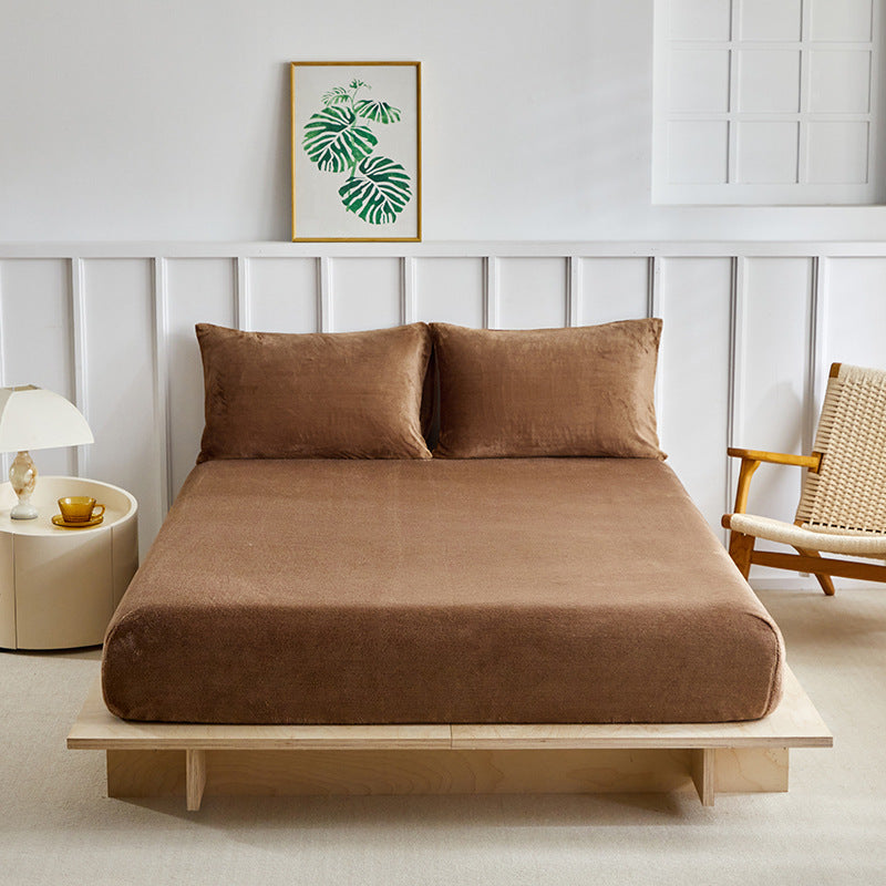 Ensemble de trois pièces de velours de lait chaud