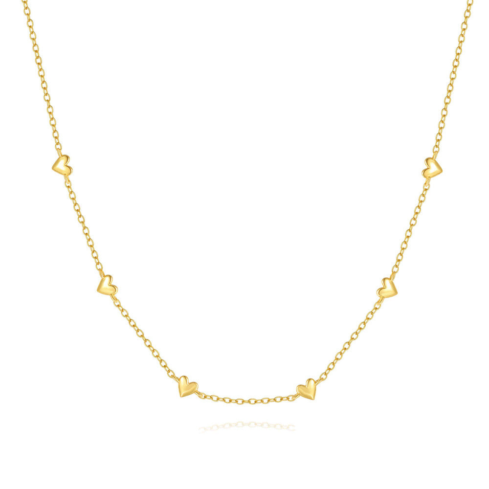 S925 Collier de choker en argent sterling pour femmes