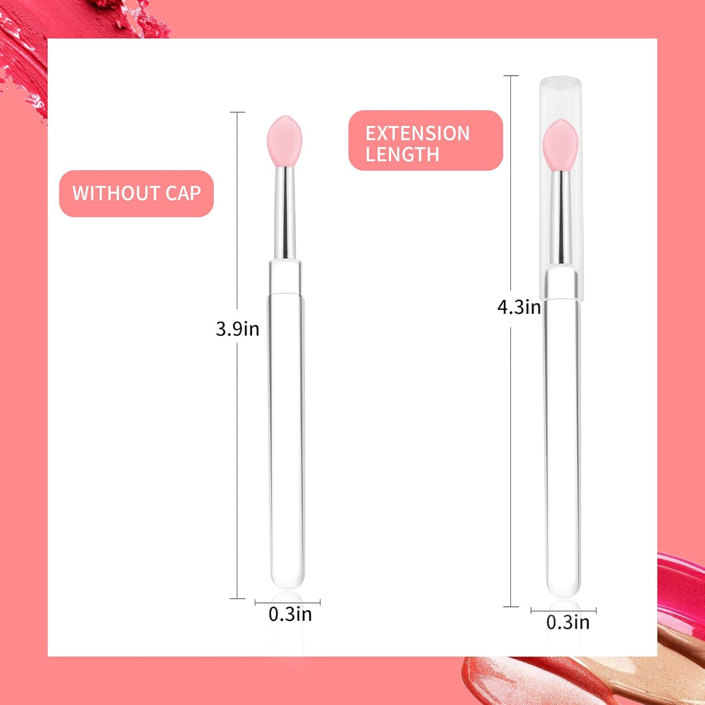 Set de brosse à lèvres en silicone réutilisable pour rouge à lèvres