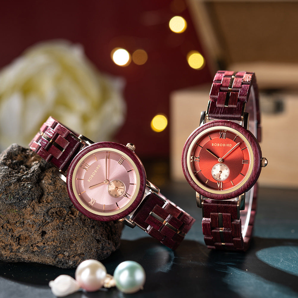Montre Quartz en bois
