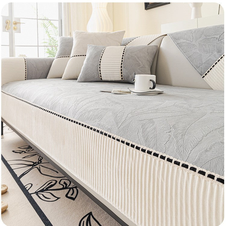 Crème de luxe légère Coussin Sofa quatre-saison universelle