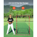 Baseball Softball Rebonder Net 4 X 5,5 Ft Pitch Back Trainer