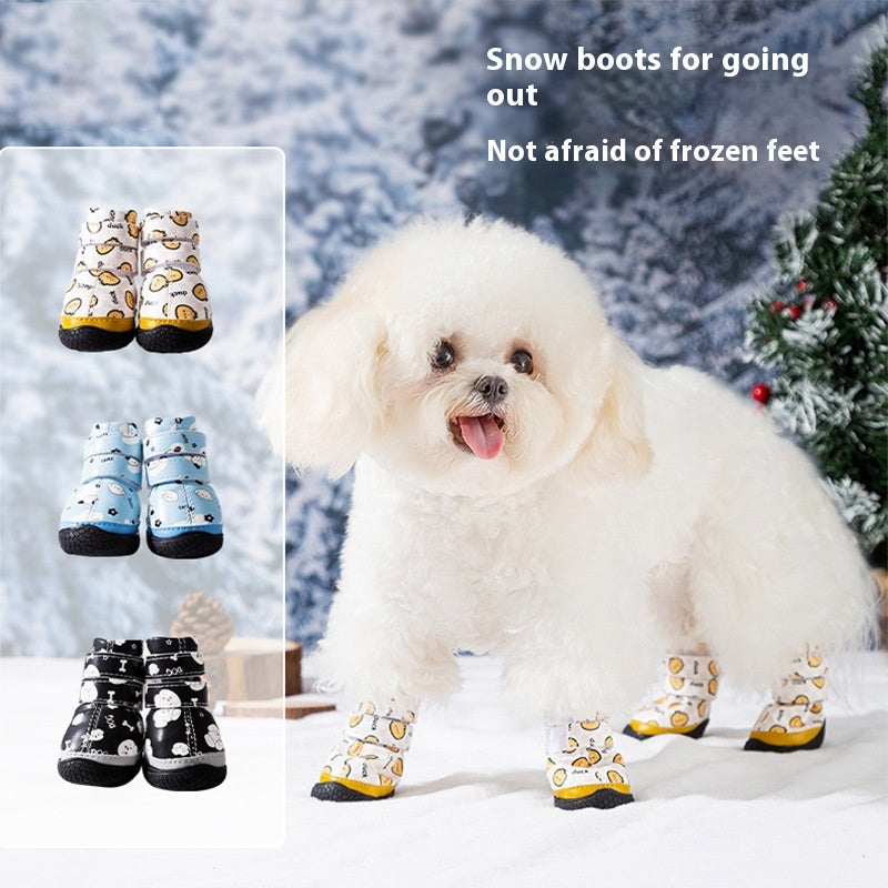 Chaussures en coton d'animaux de compagnie résistant à l'usure