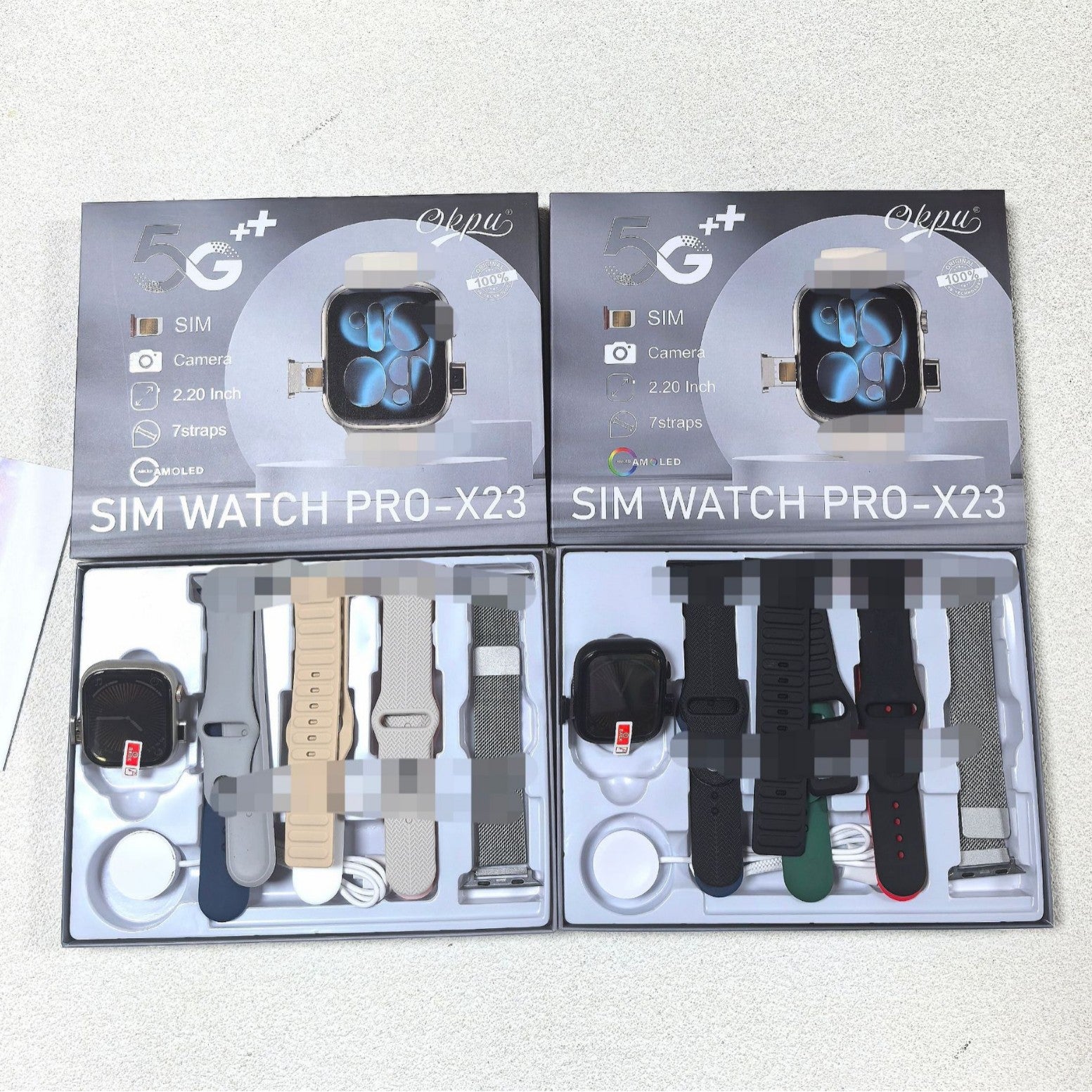 Smartwatch Multi-Strap Kit avec charge magnétique